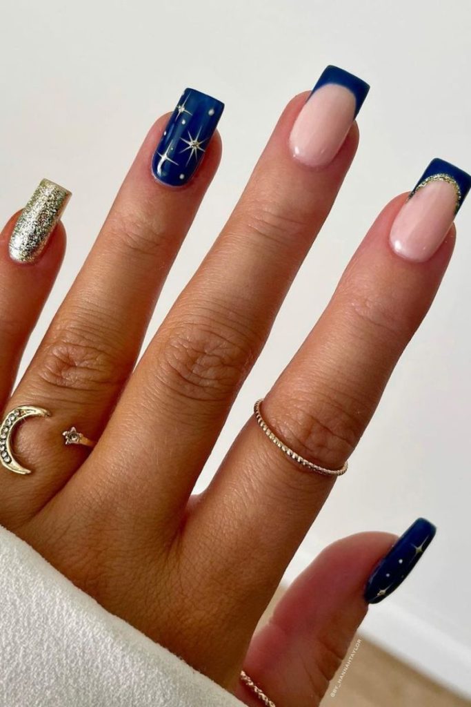 Blue Nail Designs 