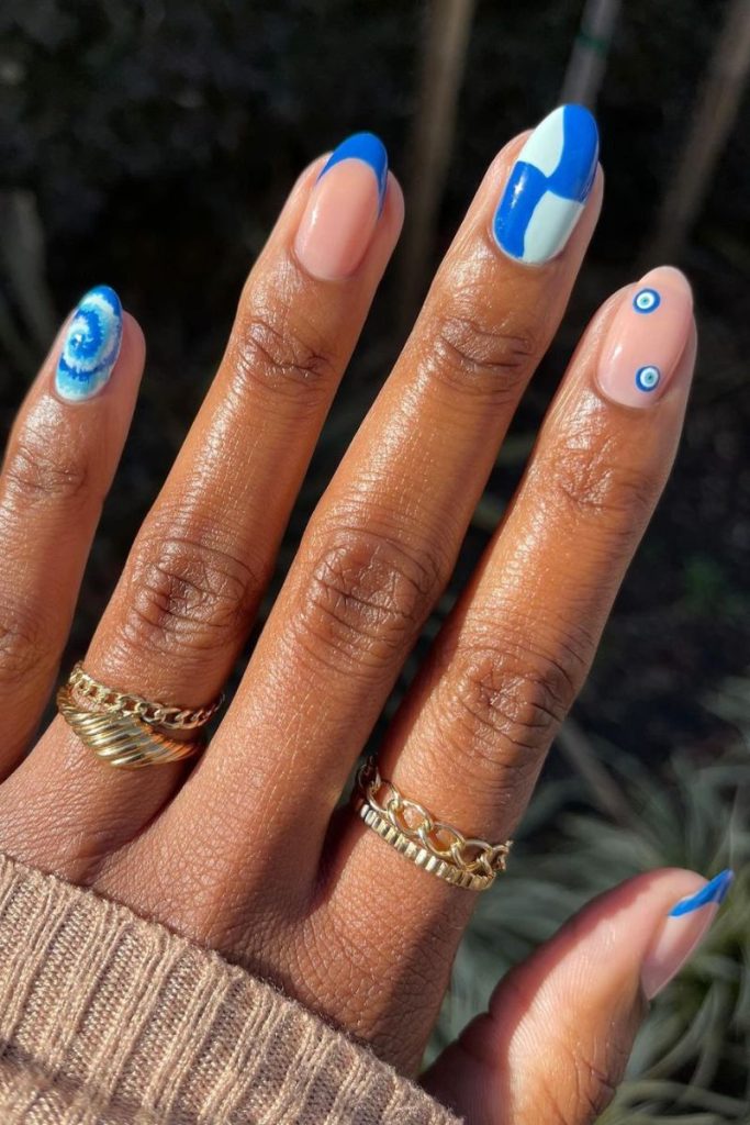 Blue Nail Designs 