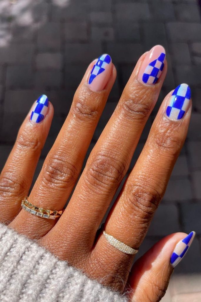 Blue Nail Designs 