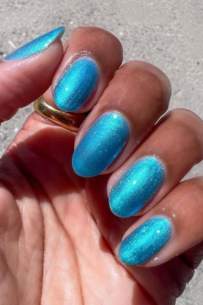 Blue Nail Designs 