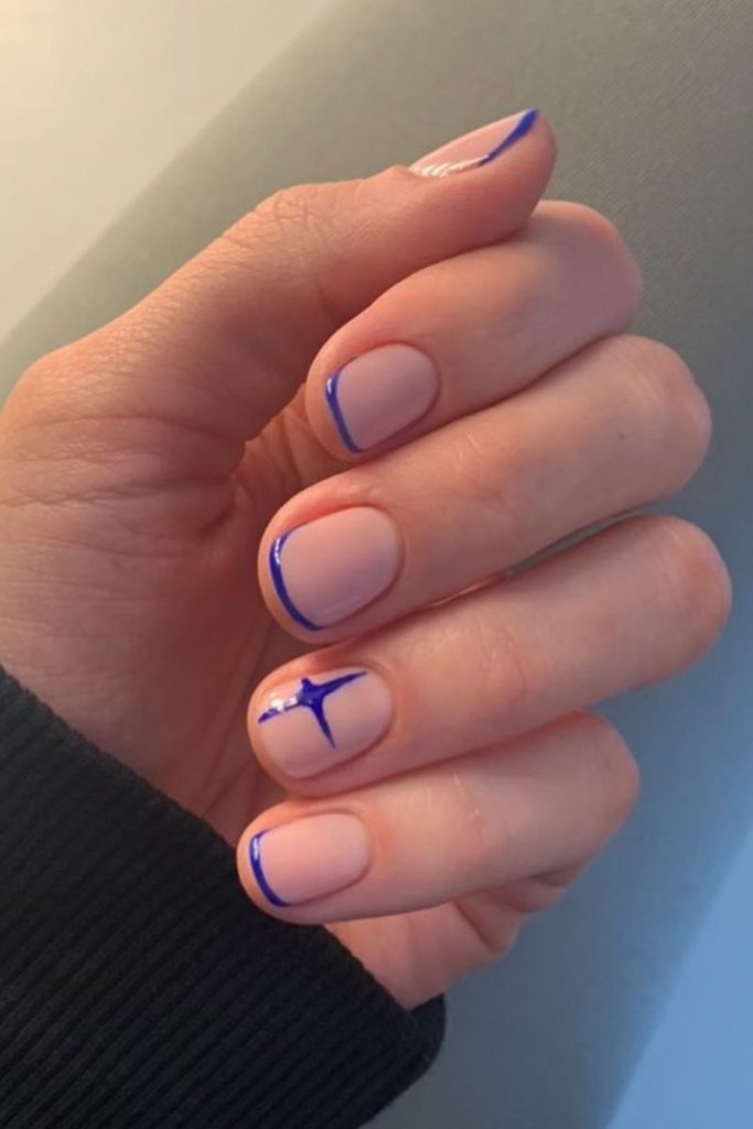 Blue Nail Designs 