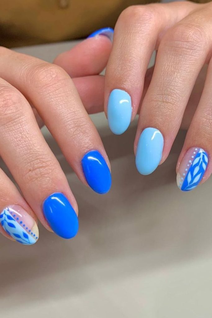 Blue Nail Designs 