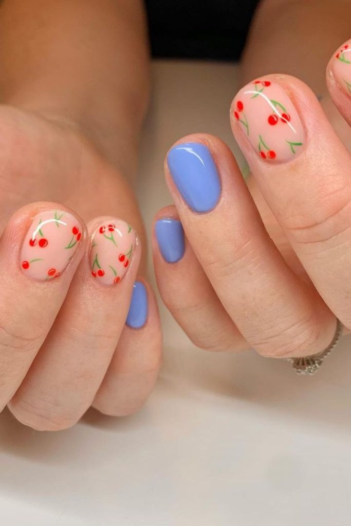 Blue Nail Designs 