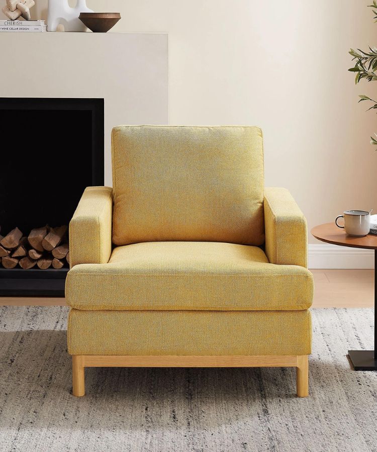 butter yellow home decor