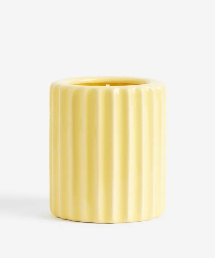 butter yellow home decor