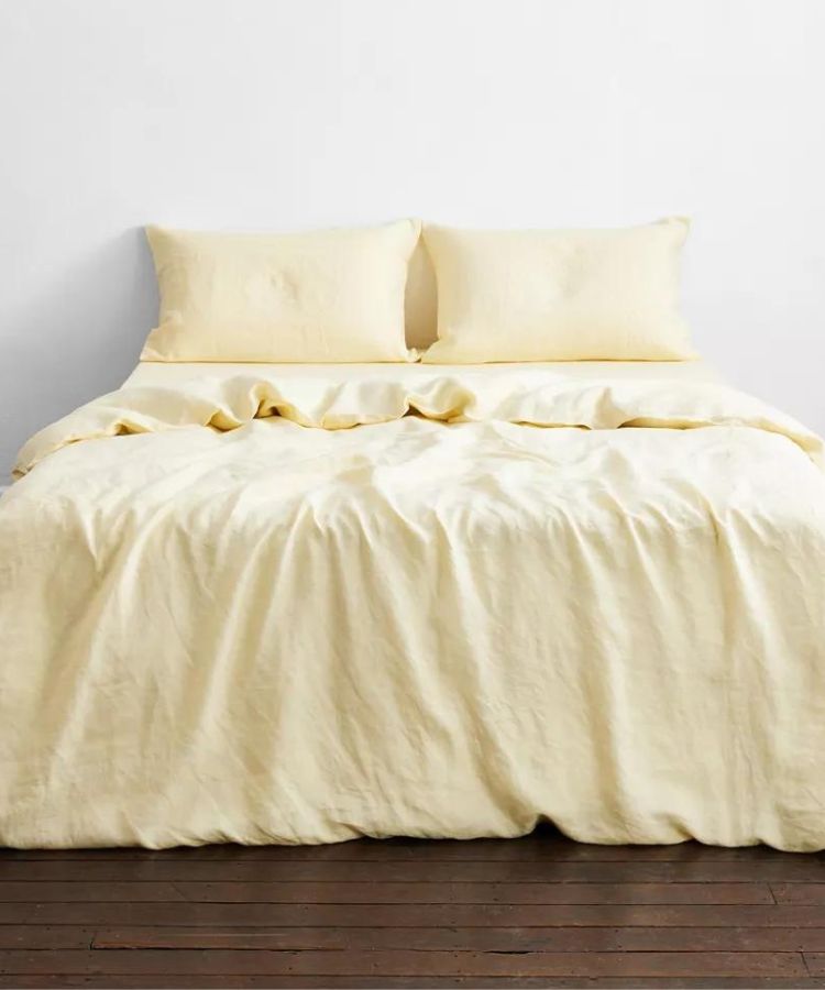 butter yellow home decor