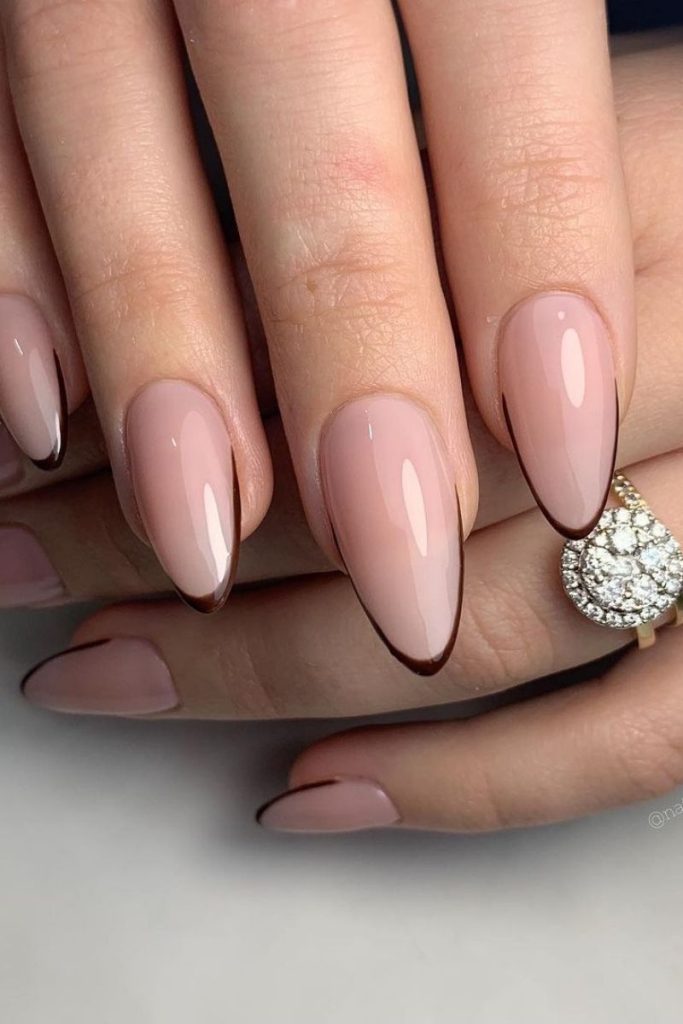 micro french manicure