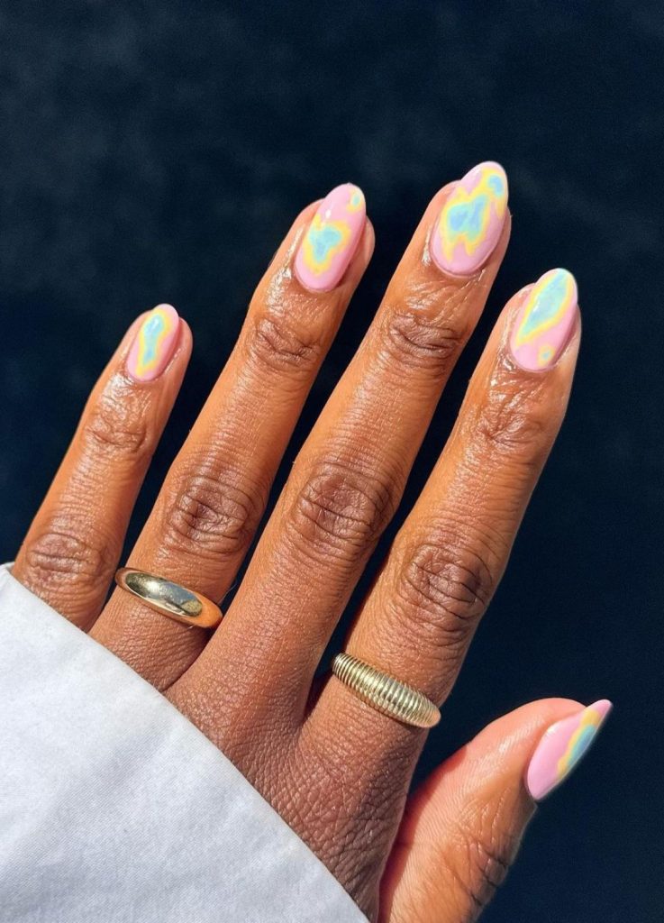 milky pastel nail ideas