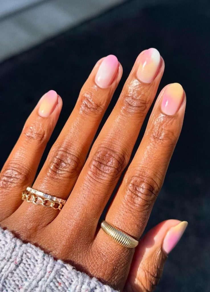 milky pastel nail ideas