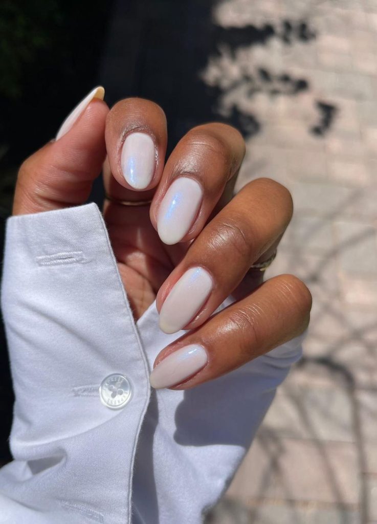 milky pastel nail ideas