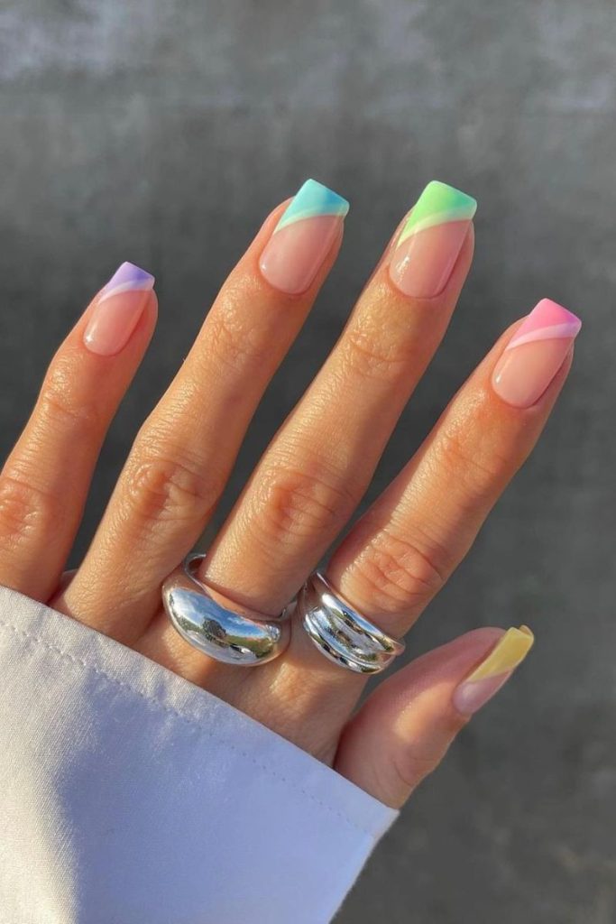 pastel nails