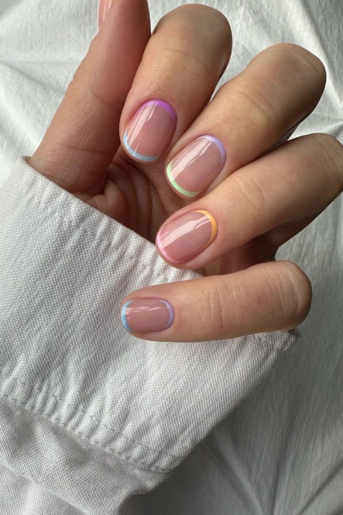 pastel nails