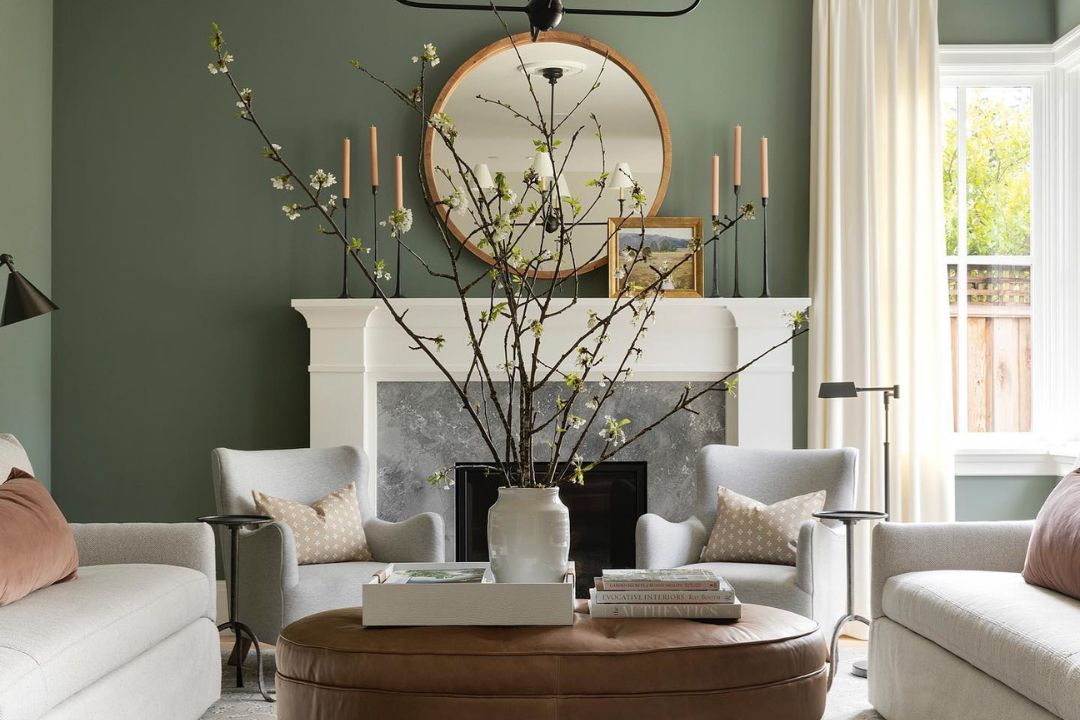 sage green decor