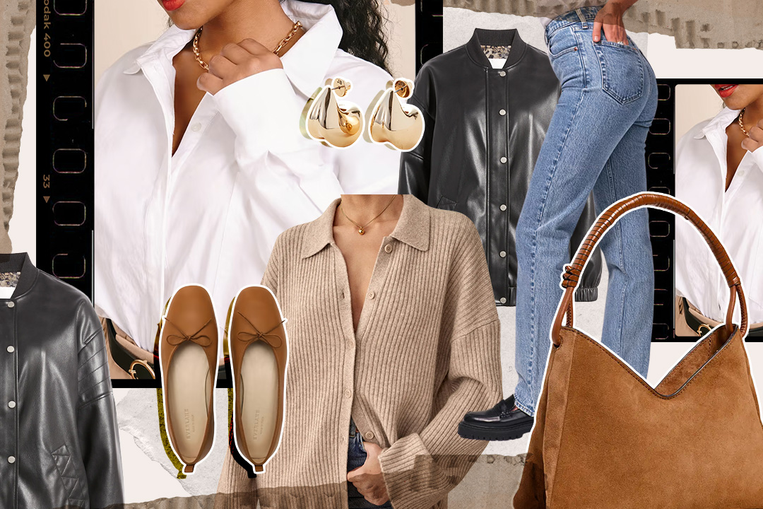 women's clothing collage