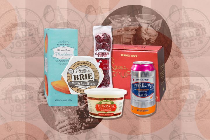 Trader Joe products for a New Year's Eve Party